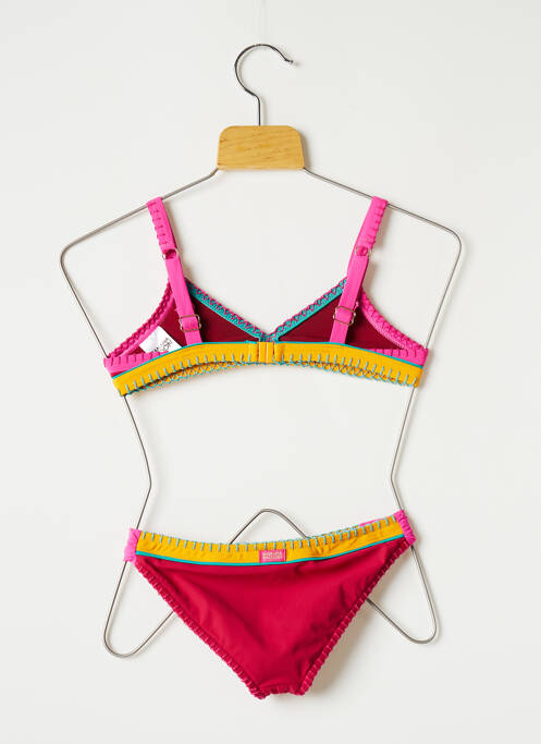 Costum de baie din două piese roz BANANA MOON fată