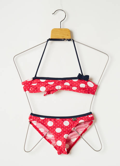 Costum de baie din două piese roz BANANA MOON fată