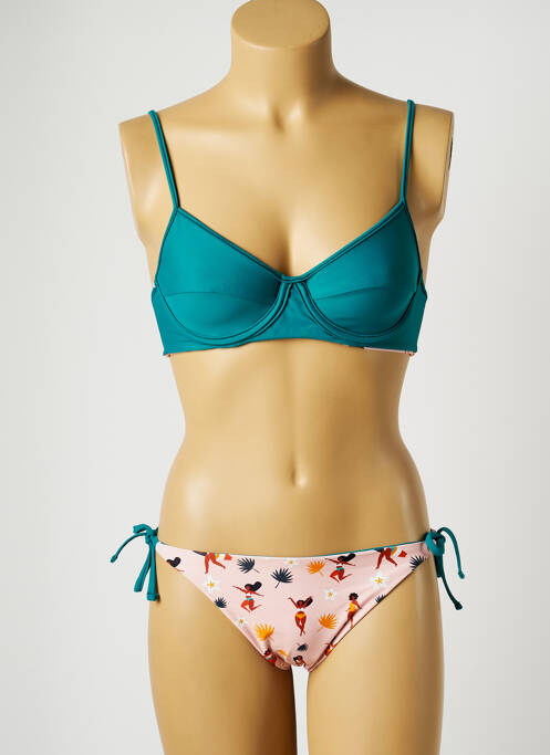 Costum de baie din două piese roz WILD femeie