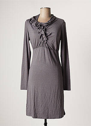 Rochie scurtă mâneci lungi mâneci lungi gri BOHEMIA femeie