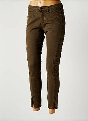 Pantalon slim verde IMITZ femeie