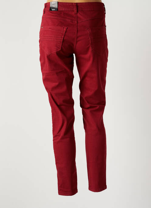Pantalon slim roșu JENSEN femeie