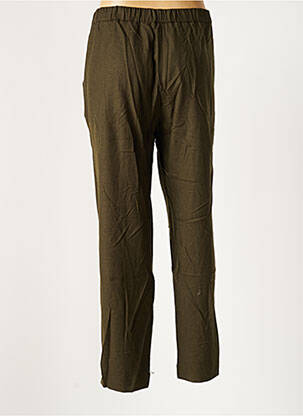 Pantalon drept elasticitate mărime normală verde DIEGA femeie
