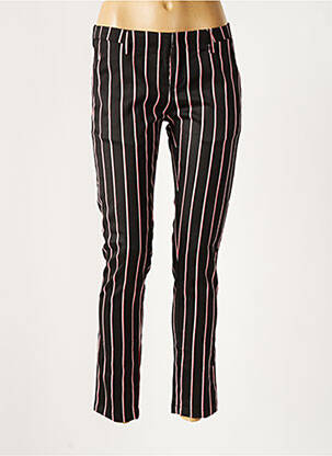 Pantalon chino talie joasă talie joasă negru BÔ-M femeie