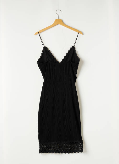 Rochie midi guler în v bretele subțiri negru AÉRYNE femme