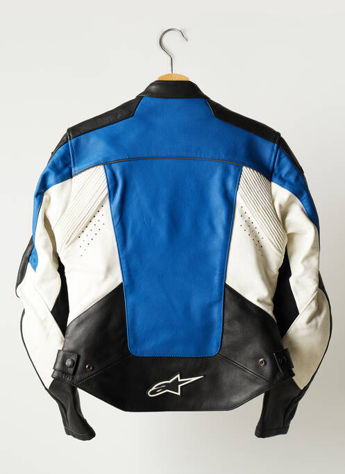 Geacă din piele albastru STELLA femeie