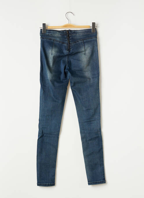 Blugi cu croială slim albastru ROSE PLAYER femeie