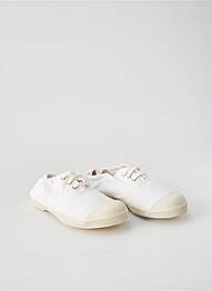 Adidași țesătură pânză vârf rotund alb BENSIMON enfant