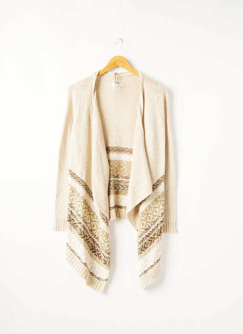 Vestă cu mâneci lungi bej DN.SIXTY SEVEN femeie