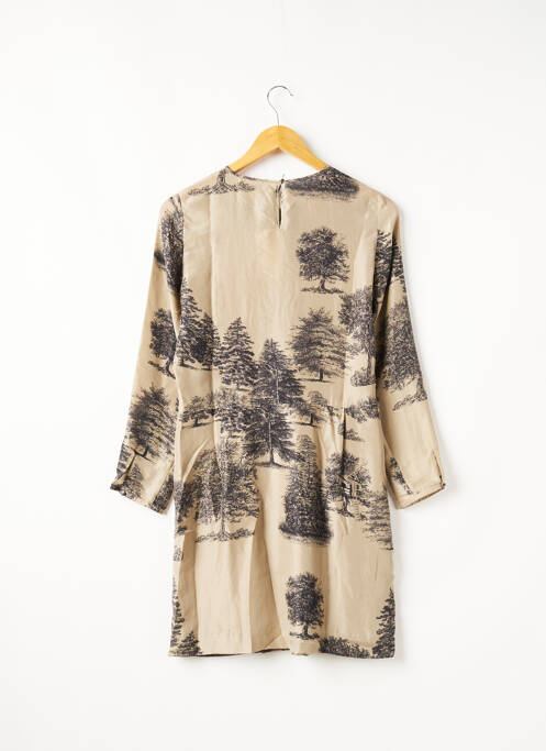 Rochie scurtă bej NICE THINGS femeie