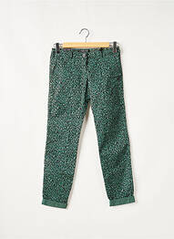 Pantalon 7/8 elasticitate mărime normală verde MAISON SCOTCH femme