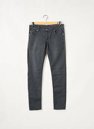 Pantalon slim broderie cu nituri talie joasă albastru CHEAP MONDAY femme