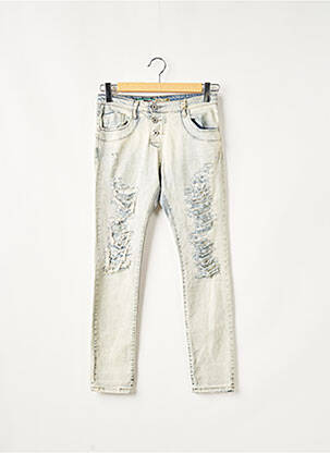 Blugi cu croială slim albastru PLEASE femeie