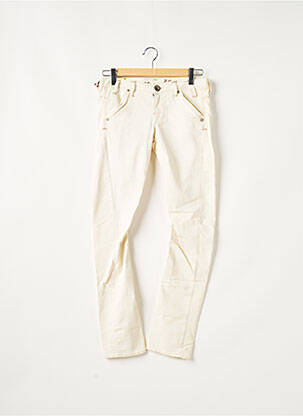 Pantalon slim talie joasă talie joasă bej GUESS femeie