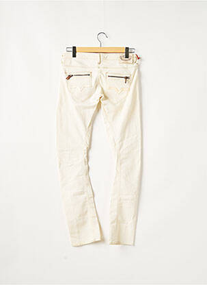 Pantalon slim talie joasă talie joasă bej GUESS femeie