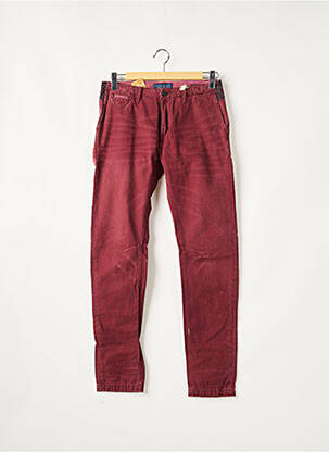 Pantalon chino închidere cu fermoar sub clapetă cu nasturi mărime normală roșu SCOTCH & SODA femeie