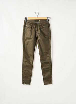 Pantalon slim talie joasă talie joasă verde SALSA femeie