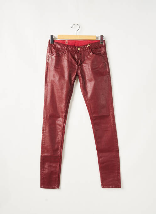 Pantalon slim roșu LE TEMPS DES CERISES femeie