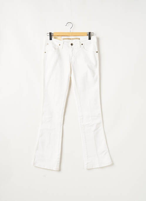 Blugi cu croială evazată alb WRANGLER femeie