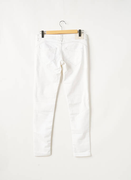 Pantalon slim alb FIVE PM femeie