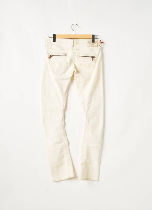 Pantalon slim bej GUESS femeie