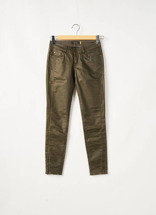 Pantalon slim verde SALSA femeie