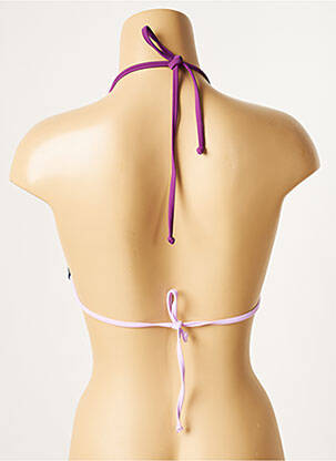 Sutien de costum de baie elasticitate top triunghiuri albastru SANS MARQUE femeie
