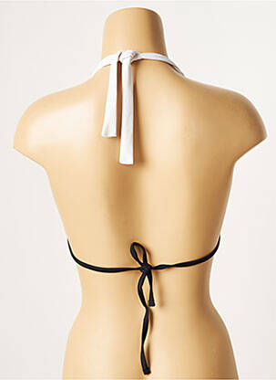 Sutien de costum de baie elasticitate top triunghiuri alb CULTURE BEACH femeie