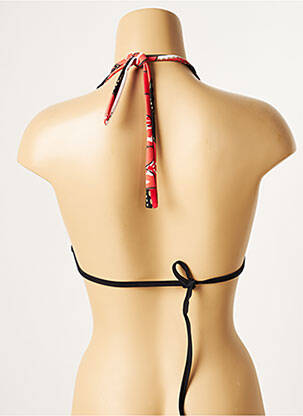 Sutien de costum de baie elasticitate top triunghiuri portocalie CULTURE BEACH femeie
