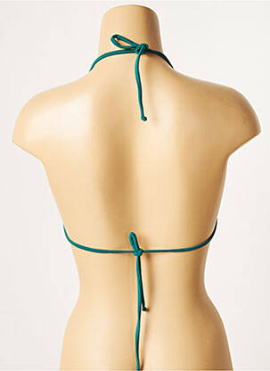 Sutien de costum de baie elasticitate top triunghiuri verde LAURA URBINATI femeie