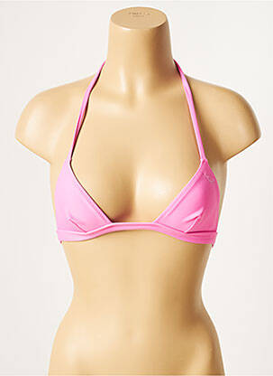 Sutien de costum de baie elasticitate top triunghiuri roz ROXY femeie