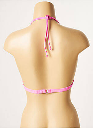 Sutien de costum de baie elasticitate top triunghiuri roz ROXY femeie