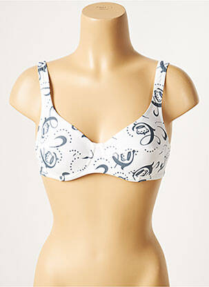 Sutien de costum de baie alb CHIPIE femeie
