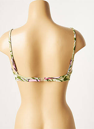 Sutien de costum de baie elasticitate top triunghiuri verde CULTURE BEACH femeie