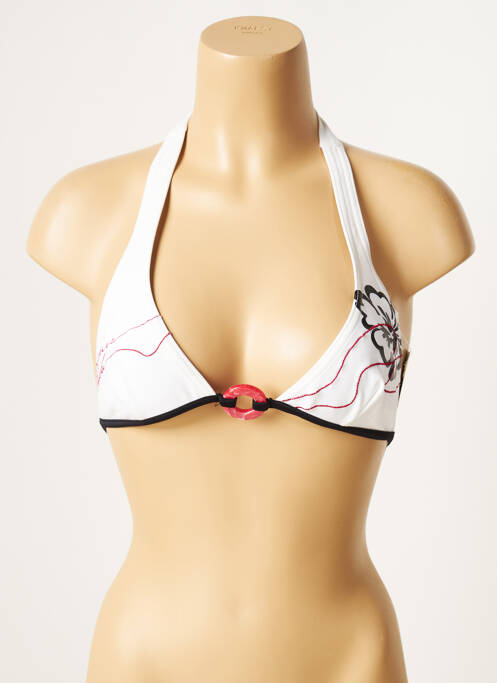 Sutien de costum de baie alb CULTURE BEACH femeie