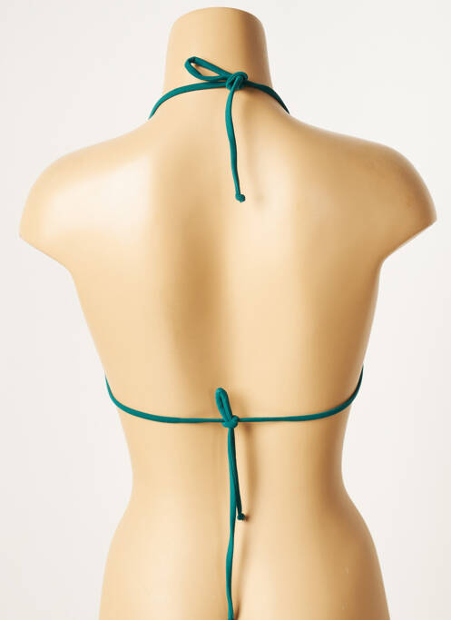 Sutien de costum de baie elasticitate top triunghiuri verde LAURA URBINATI femme