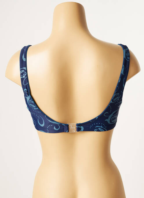 Sutien de costum de baie elasticitate top bentiță albastru CHIPIE femme