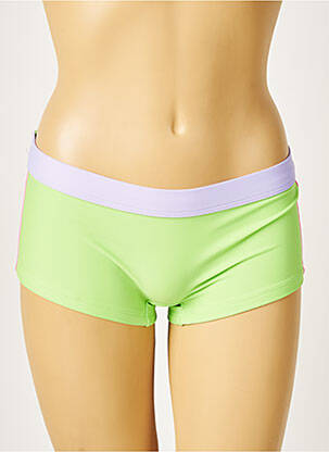 Chiloți de baie verde DIESEL fată