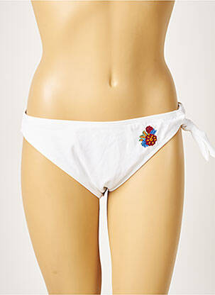Chiloți de baie alb PRINTEMPS femeie