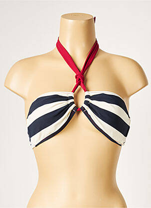 Sutien de costum de baie elasticitate top bentiță albastru BANANA MOON femeie