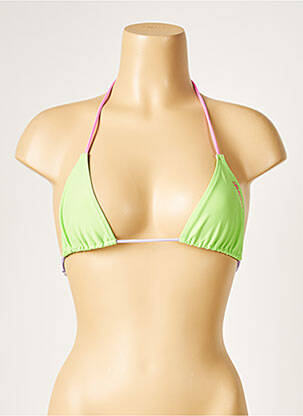 Sutien de costum de baie elasticitate verde DIESEL fată