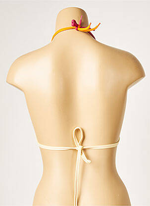 Sutien de costum de baie elasticitate top triunghiuri bej DIVINE femeie