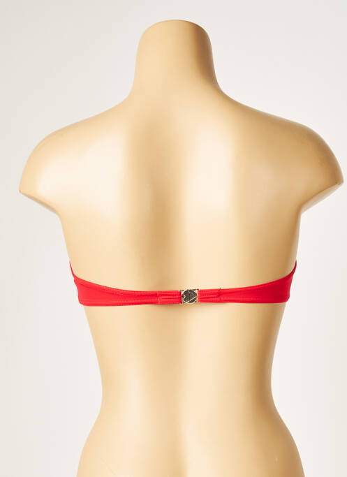 Sutien de costum de baie roșu MORGAN femeie