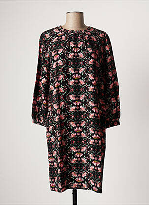 Rochie midi imprimeu floral mâneci 3/4 negru STREET ONE femeie
