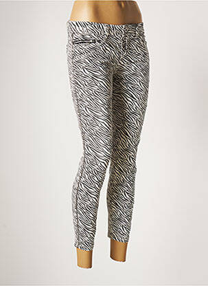 Pantalon 7/8 elasticitate talie joasă negru STREET ONE femeie