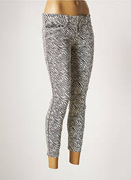 Pantalon 7/8 elasticitate talie joasă negru STREET ONE femeie