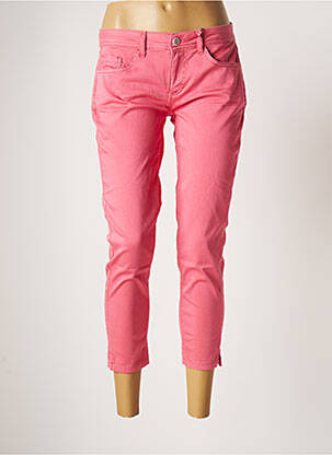 Pantalon 7/8 elasticitate talie joasă roz STREET ONE femeie