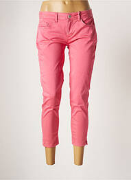 Pantalon 7/8 elasticitate talie joasă roz STREET ONE femeie
