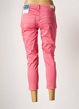 Pantalon 7/8 elasticitate talie joasă roz STREET ONE femeie