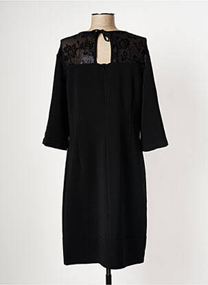 Rochie midi mâneci lungi mâneci lungi negru DIANE LAURY femeie